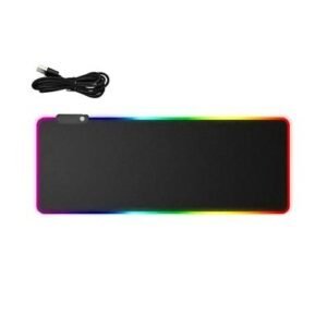 RGB Gaming Mouse Pad Large 800×300×4mm LED Mousepad With Non-Slip Rubber Base Soft Pad