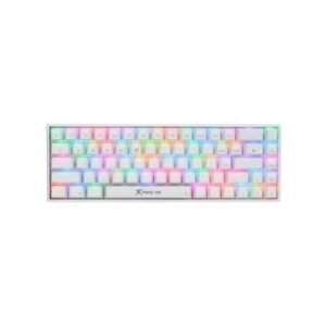 Xtrike Me GK-994W RGB Wireless Gaming Keyboard White 68 Key BT 2.4GHz 