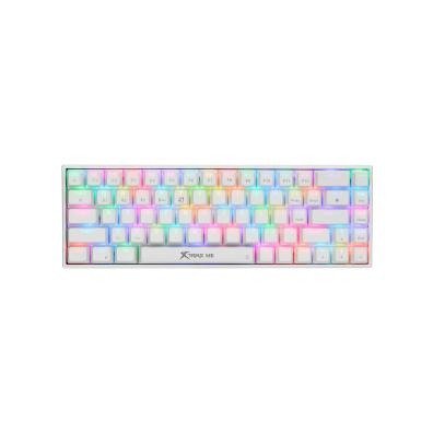 Xtrike Me GK-994W RGB Wireless Gaming Keyboard White 68 Key BT 2.4GHz