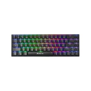 Xtrike Me GK-995W Tri Mode Mechanical Keyboard 68 Keys Wireless 2.4G BT5.2 Gaming Black