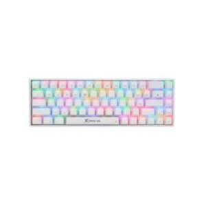 Xtrike Me GK-995W WH Tri Mode Mechanical Keyboard 68 Keys Wireless 2.4G BT5.2 Gaming 