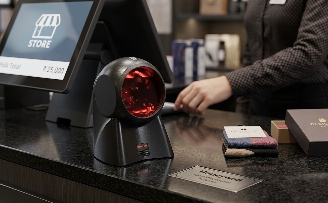 Honeywell MK7120 Hands-Free 1D Barcode Scanner