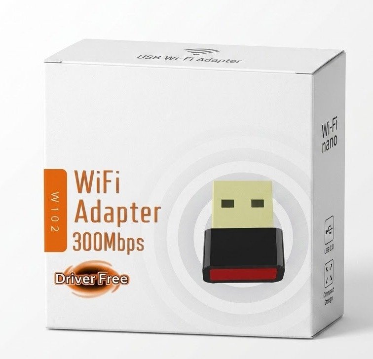 W102 Wireless Adapter 300Mbps