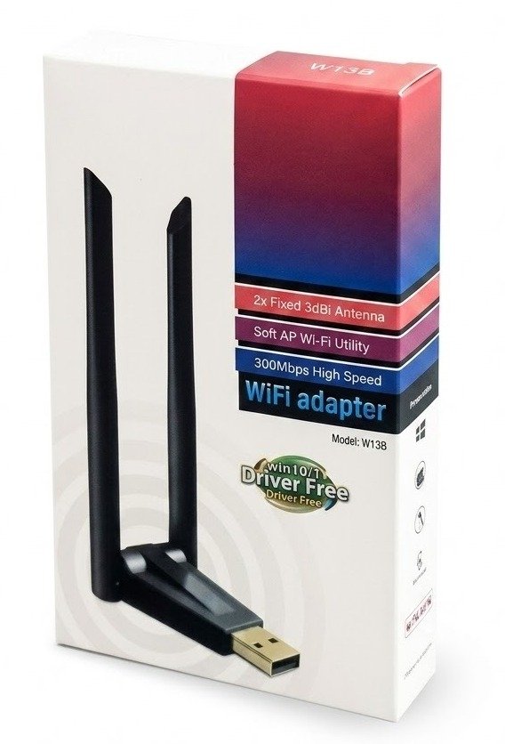 W136 3dBi RTL8192 Dual WiFi USB Adapter