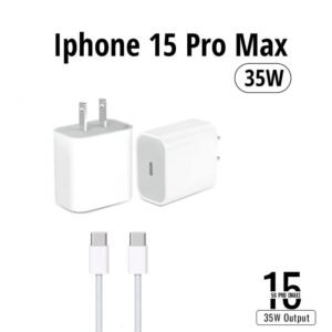 iPhone 15 Pro Max 35W US Pin USB-C Charger With Cable
