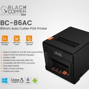 BlackCopper BC86AC 80mm Thermal Receipt Printer with Auto Cutter