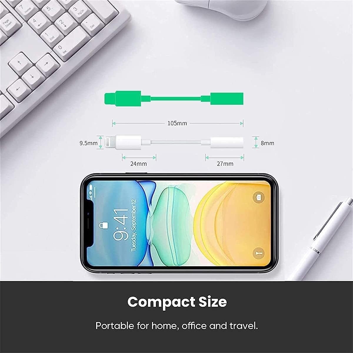 Lightning to 3.5mm Headphone Jack Adapter